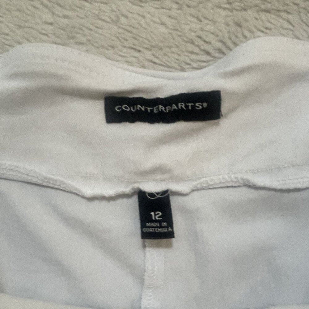 Counterparts white business casual pants - size 12 - Picture 2 of 3